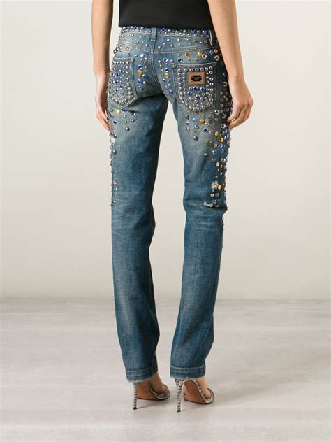 jeans dolce gabbana homme 2019|dolce and gabbana embellished jeans.